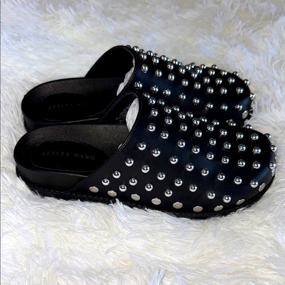 Azalea WangBlack Studded Clogs - Picture 4 of 8